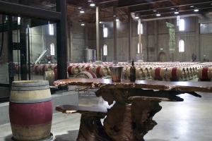 Charles Krug Barrel Room